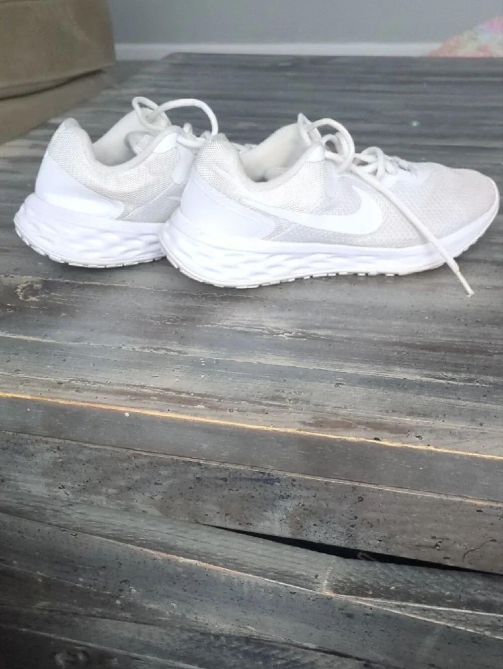 White Nike Revolution 6 Next Nature